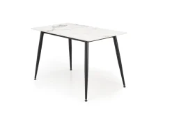 Halmar Stoły*EMILIO 120 stół blat - biały marmur, nogi - czarny (2p=1szt)1 sztuka