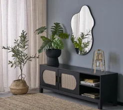 Halmar Lustra*ESSENT lustro ścienne, czarny (1p=1szt)1 sztuka