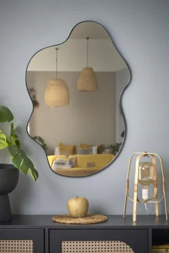 Halmar Lustra*ESSENT lustro ścienne, czarny (1p=1szt)1 sztuka