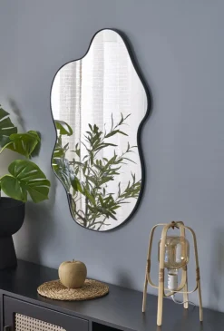 Halmar Lustra*ESSENT lustro ścienne, czarny (1p=1szt)1 sztuka