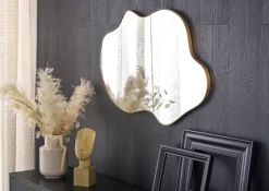 Halmar Lustra*ESSENT lustro ścienne, złoty (1p=1szt)1 sztuka