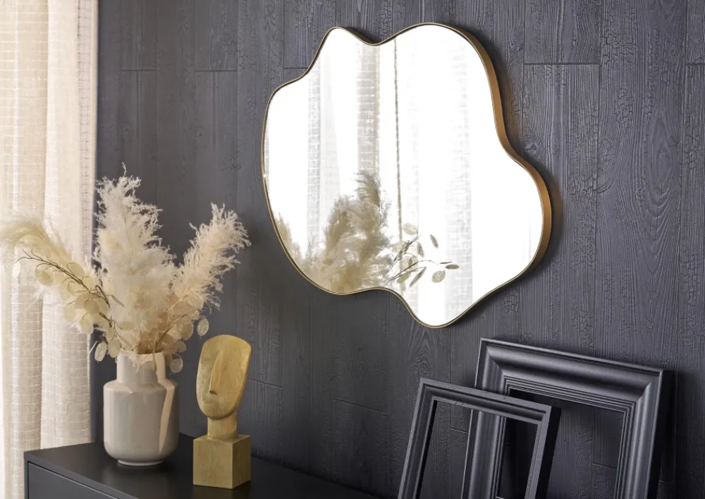 Halmar Lustra*ESSENT lustro ścienne, złoty (1p=1szt)1 sztuka