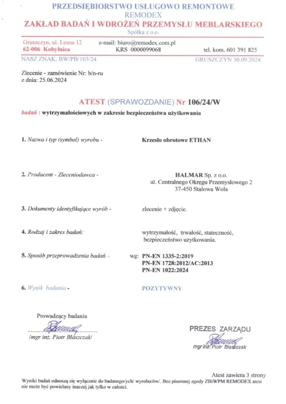 Halmar Fotele*ETHAN fotel gabinetowy popielaty (1p=1szt)1 sztuka