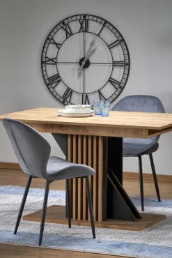 Halmar Stoły*FABIANO stół rozkładany 135-175/85 cm dąb wotan/czarny (2p=1szt)1 sztuka