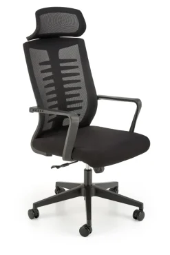 Halmar Fotele*FABIO fotel gabinetowy czarny (1P=1SZT)1 sztuka