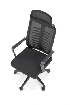 Halmar Fotele*FABIO fotel gabinetowy czarny (1P=1SZT)1 sztuka