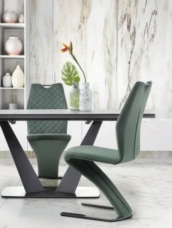 Halmar Stoły*FANGOR stół rozkładany, blat - ciemny popiel, podstawa - czarny (3p=1szt)1 sztuka