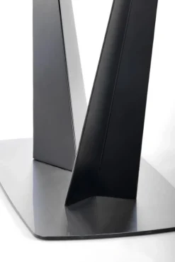 Halmar Stoły*FANGOR stół rozkładany, blat - ciemny popiel, podstawa - czarny (3p=1szt)1 sztuka