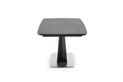 Halmar Stoły*FANGOR stół rozkładany, blat - ciemny popiel, podstawa - czarny (3p=1szt)1 sztuka