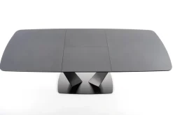 Halmar Stoły*FANGOR stół rozkładany, blat - ciemny popiel, podstawa - czarny (3p=1szt)1 sztuka