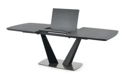 Halmar Stoły*FANGOR stół rozkładany, blat - ciemny popiel, podstawa - czarny (3p=1szt)1 sztuka