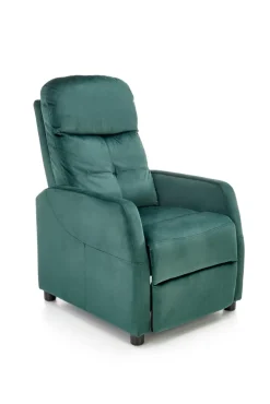 Halmar Fotele*FELIPE 2 fotel wypoczynkowy ciemny zielony (2p=1szt)1 sztuka