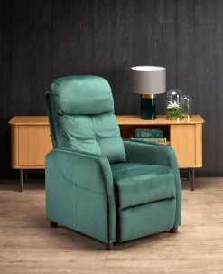 Halmar Fotele*FELIPE 2 fotel wypoczynkowy ciemny zielony (2p=1szt)1 sztuka