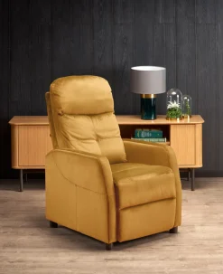 Halmar Fotele*FELIPE 2 fotel wypoczynkowy musztardowy (2p=1szt)1 sztuka