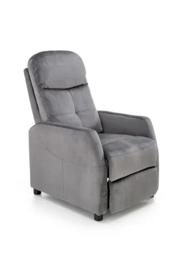 Halmar Fotele*FELIPE 2 fotel wypoczynkowy popielaty (2p=1szt)1 sztuka