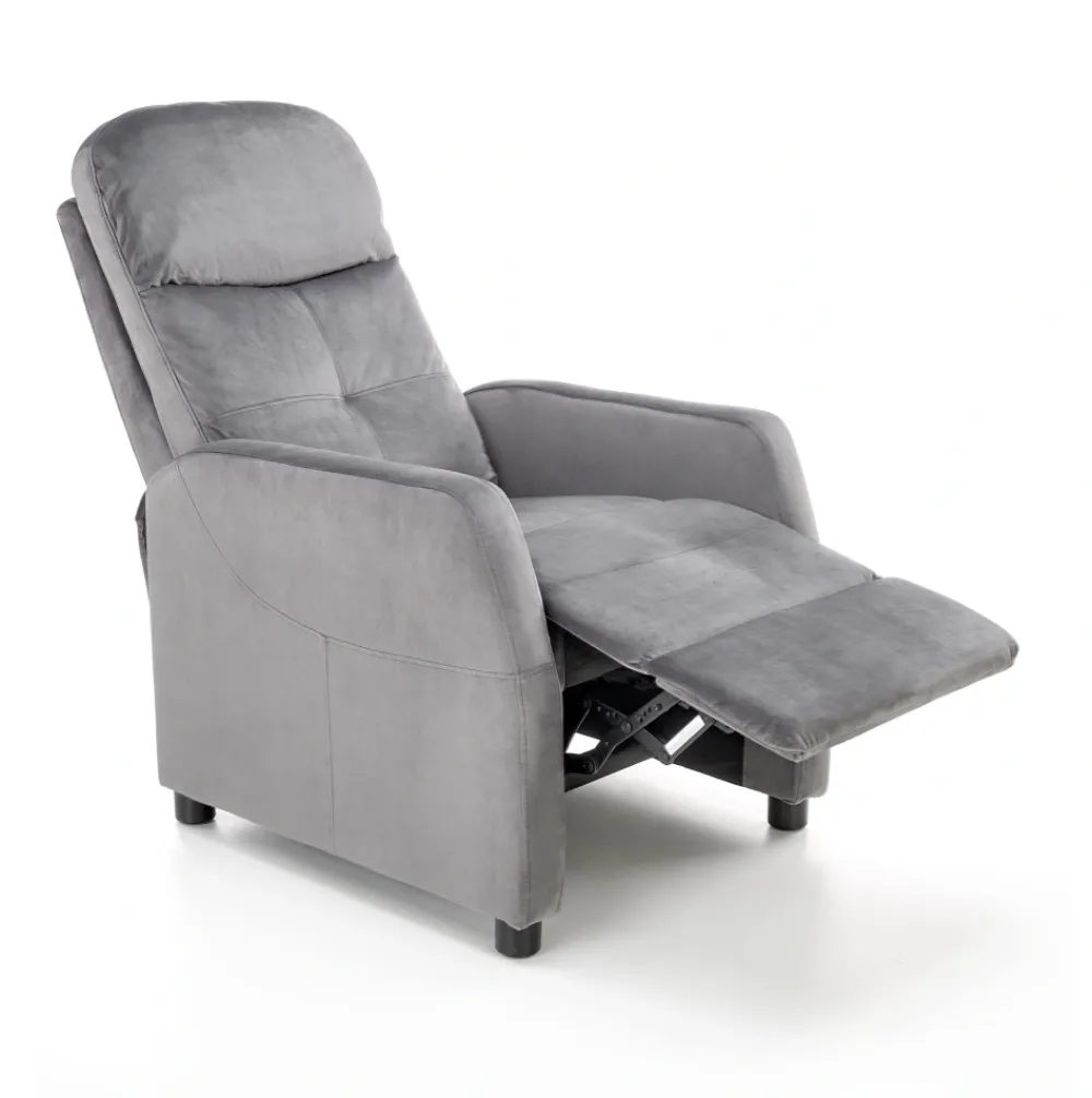 Halmar Fotele*FELIPE 2 fotel wypoczynkowy popielaty (2p=1szt)1 sztuka