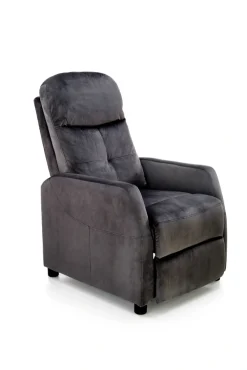 Halmar Fotele*FELIPE 2 fotel wypoczynkowy czarny (2p=1szt)1 sztuka