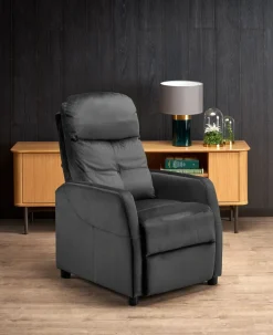 Halmar Fotele*FELIPE 2 fotel wypoczynkowy czarny (2p=1szt)1 sztuka