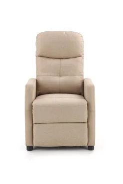 Halmar Fotele*FELIPE fotel wypoczynkowy beżowy (1p=1szt)1 sztuka