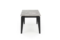 Halmar Stoły*FELIX stół rozkładany, blat - popielaty marmur, nogi - czarny (2p=1szt)1 sztuka