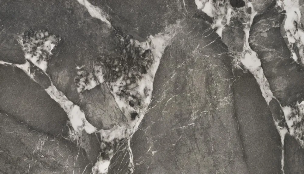 Halmar Stoły*FELIX stół rozkładany, blat - popielaty marmur, nogi - czarny (2p=1szt)1 sztuka