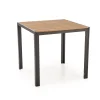 Halmar Meble Ogrodowe*FIERRO  stół kwadratowy, brązowy / czarny (1p=1szt)1 sztuka