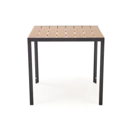 Halmar Meble Ogrodowe*FIERRO  stół kwadratowy, brązowy / czarny (1p=1szt)1 sztuka