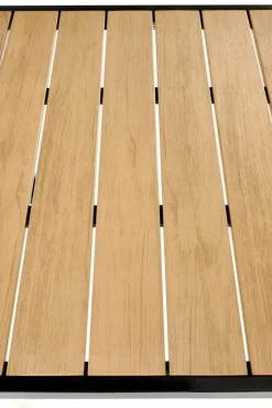 Halmar Meble Ogrodowe*FIERRO  stół kwadratowy, brązowy / czarny (1p=1szt)1 sztuka