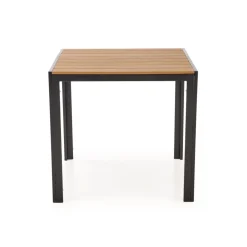 Halmar Meble Ogrodowe*FIERRO  stół kwadratowy, brązowy / czarny (1p=1szt)1 sztuka