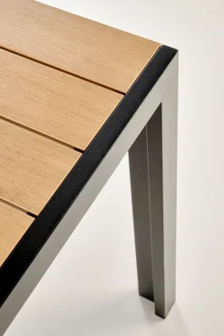 Halmar Meble Ogrodowe*FIERRO  stół prostokątny, brązowy / czarny (1p=1szt)1 sztuka