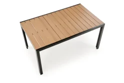 Halmar Meble Ogrodowe*FIERRO  stół prostokątny, brązowy / czarny (1p=1szt)1 sztuka