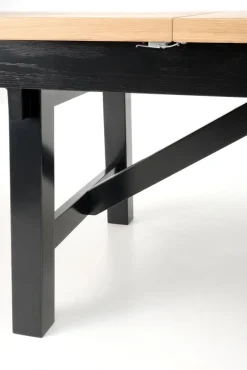 Halmar Stoły*FIESTA stół rozkładany 200-280x100x77 cm dąb naturalny/czarny (3p=1szt)1 sztuka
