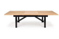 Halmar Stoły*FIESTA stół rozkładany 200-280x100x77 cm dąb naturalny/czarny (3p=1szt)1 sztuka