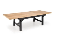 Halmar Stoły*FIESTA stół rozkładany 200-280x100x77 cm dąb naturalny/czarny (3p=1szt)1 sztuka