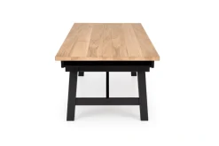 Halmar Stoły*FIESTA stół rozkładany 200-280x100x77 cm dąb naturalny/czarny (3p=1szt)1 sztuka