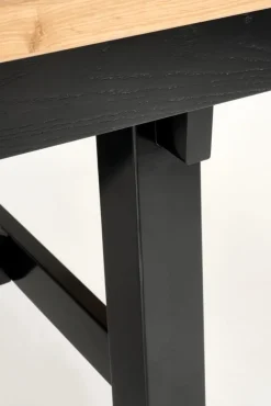 Halmar Stoły*FIESTA stół rozkładany 200-280x100x77 cm dąb naturalny/czarny (3p=1szt)1 sztuka