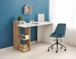 Halmar Biurka*FINO biurko dąb złoty / biały (1p=1szt)1 sztuka