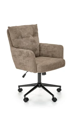 Halmar Fotele*FLORES fotel obrotowy, jasny brąz (1p=1szt)1 sztuka