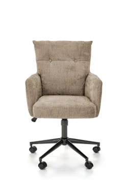 Halmar Fotele*FLORES fotel obrotowy, jasny brąz (1p=1szt)1 sztuka