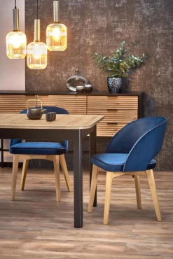 Halmar Stoły*FLORIAN stół rozkładany blat - dąb artisan, nogi - czarny (2p=1szt)1 sztuka