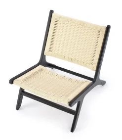 Halmar Fotele*FODEN fotel wypoczynkowy, czarny / naturalny (1p=1szt)1 sztuka