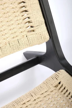 Halmar Fotele*FODEN fotel wypoczynkowy, czarny / naturalny (1p=1szt)1 sztuka