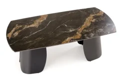 Halmar Stoły*FORUM stół rozkładany, czarny marmur / czarny (3p=1szt)1 sztuka