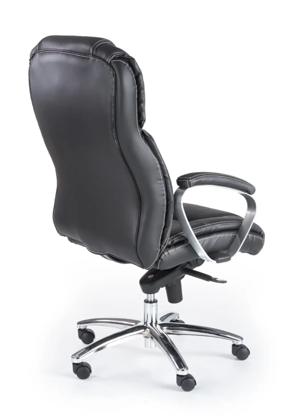 Halmar Fotele*FOSTER fotel gabinetowy czarny - skóra1 sztuka