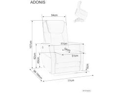 Signal Fotele Do Sypialni|Fotele Do Salonu*Fotel Adonis Velvet
