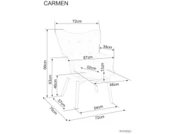 Signal Wypoczynkowe*Fotel Carmen Raven