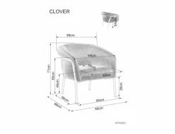 Signal Wypoczynkowe*Fotel Clover Brego