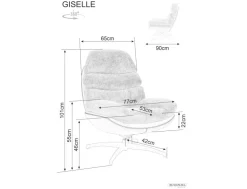 Signal Wypoczynkowe*Fotel Giselle