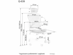 Dzieci Signal Fotele Do Biura|Krzesła Do Biurka Do Pokoju Młodzieżowego*Fotel obrotowy Q-639