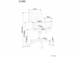 Dzieci Signal Fotele Do Biura|Krzesła Do Biurka Do Pokoju Młodzieżowego*Fotel obrotowy Q-886 Velvet